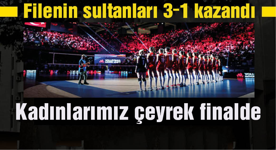 A Milli Kadın Voleybol Takımımız çeyrek finalde