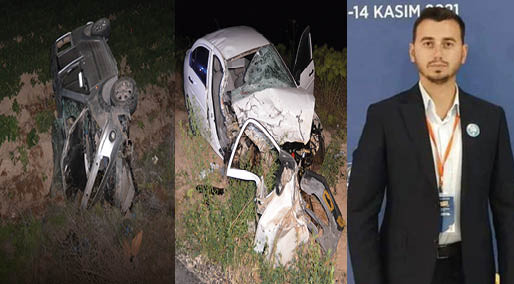 Aksaray'da kaza: İlçe gençlik kolları başkanı öldü, 3 ağır yaralı