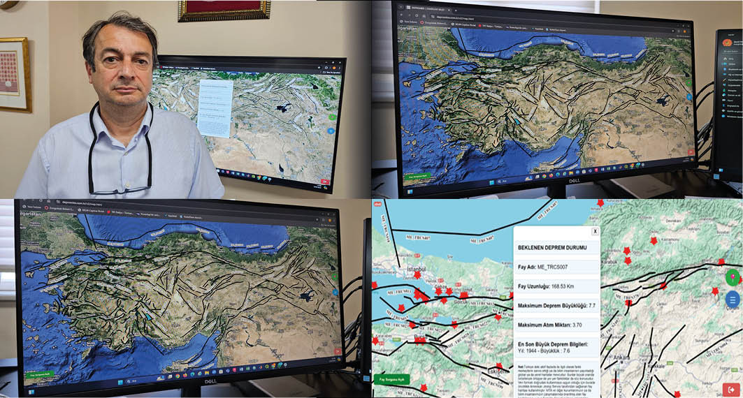 Deprem Bilgi Sistemi uygulamasına fay hatları da eklendi