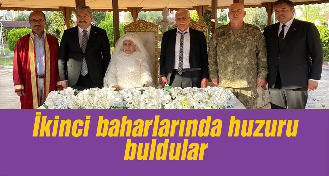 Huzurevinde tanışıp ikinci baharlarına 'evet' dediler