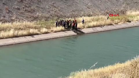 Sulama kanalına giren tarım işçisi boğuldu