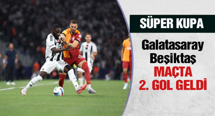 Süper Kupa: Galatasaray-Beşiktaş maçı canlı yayın! Maçta gol var