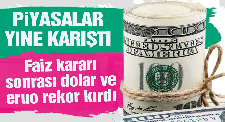 TCMB'nin faiz kararı sonrası Dolar, Euro ve altında son durum