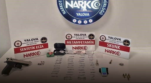 Yalova'da uyuşturucuya 5 gözaltı